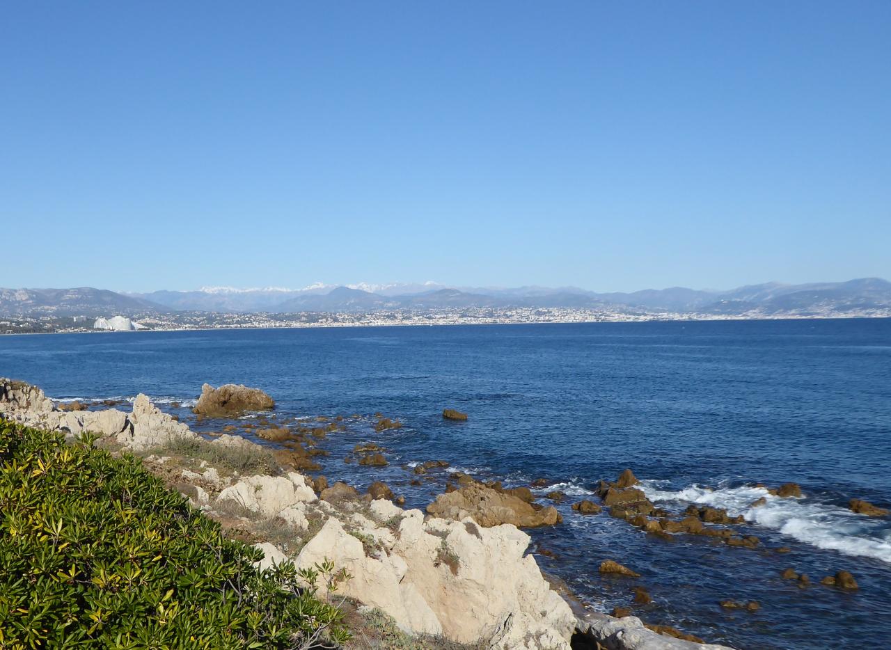 Vue depuis la plage